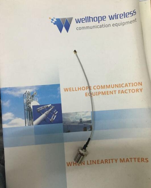 2017/6/18 wellhope kablosuz RF kablosu meclisi U.FL - FME ERKEK ve anten gemi hazır