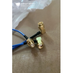 Satılık SMA erkek - SMA dişi RF kablosu RG405 7cm uzunluk
