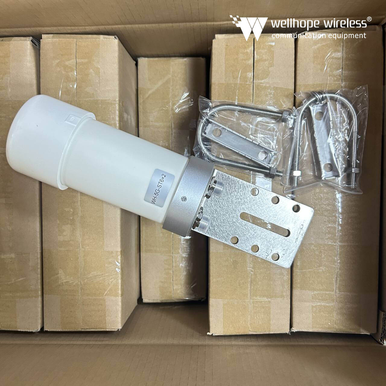  2025-7-18 5G 2X2 antenna WH-5G-MM8X2 and log periodic antenna WH-5G-D12 200pcs ready to ship